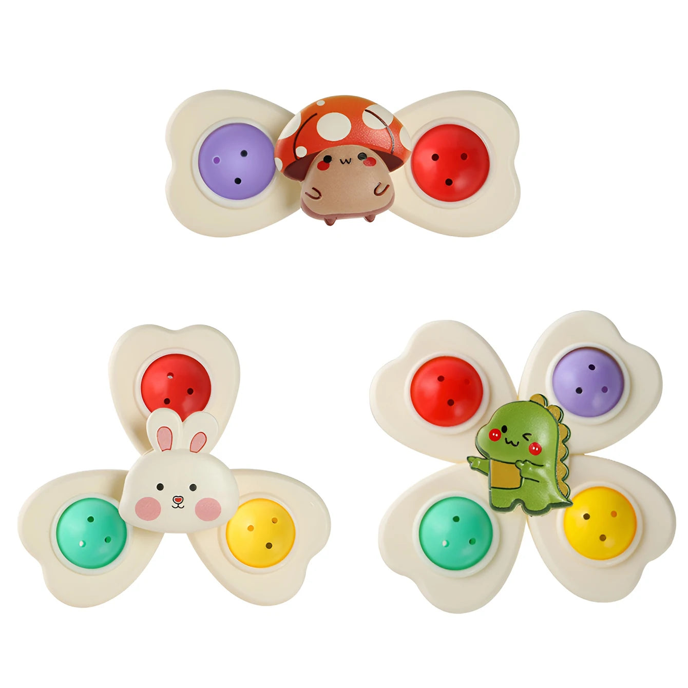 Suction wheel Fun rotating Toy