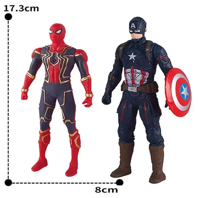 Marvel Anime Figures Spiderman Hulk Action