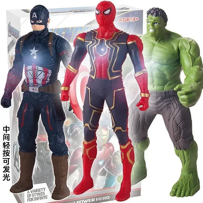 Marvel Anime Figures Spiderman Hulk Action