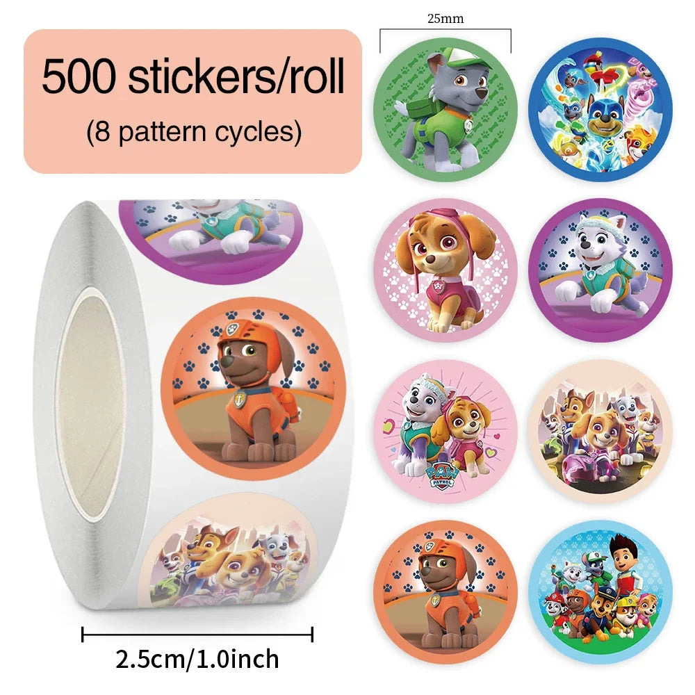 Paw Patrol Children's Cartoon Stickers