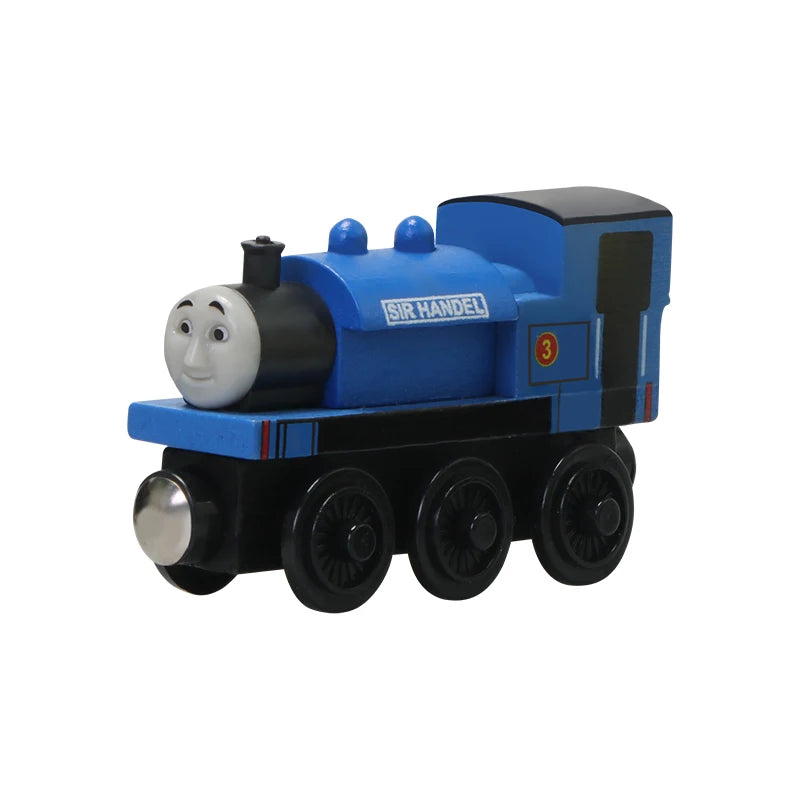 Thomas and Friends Wooden Pocket Toy Train Model Molley Gold Diesel Lady Toby Railway Road Track Educational Toy Gift For Boys