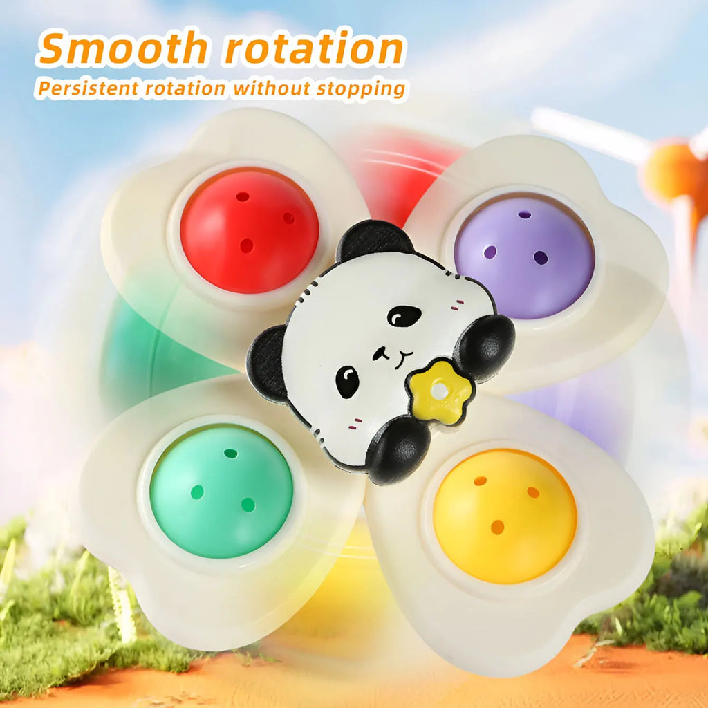 Suction wheel Fun rotating Toy