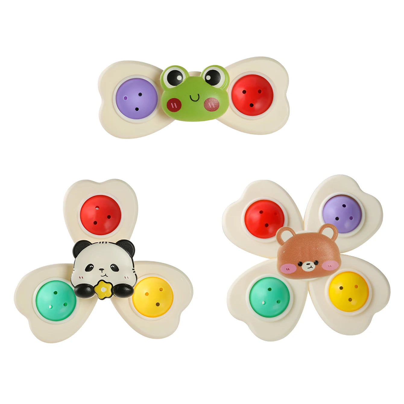 Suction wheel Fun rotating Toy