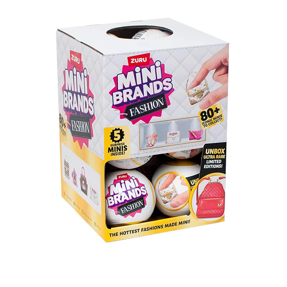 Zuru Mini Brands Surprise Fashion Mini Brands Toy Miniature Toys Mystery Blind Box Original Collectible Bundle Pack Gift Toy