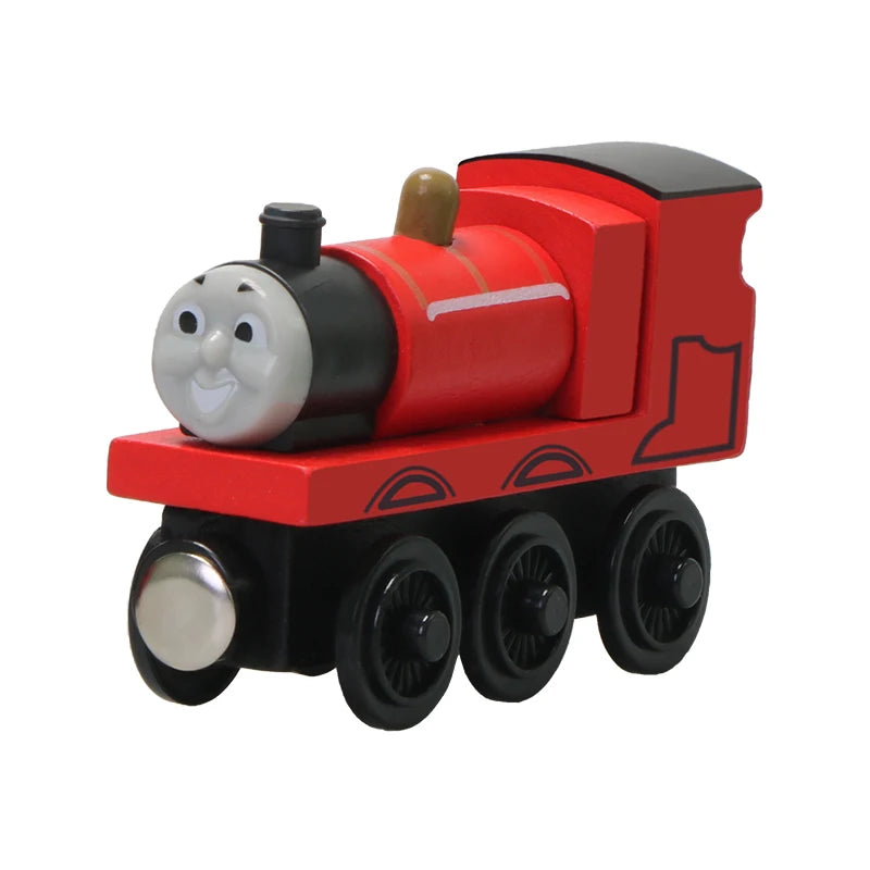Thomas and Friends Wooden Pocket Toy Train Model Molley Gold Diesel Lady Toby Railway Road Track Educational Toy Gift For Boys