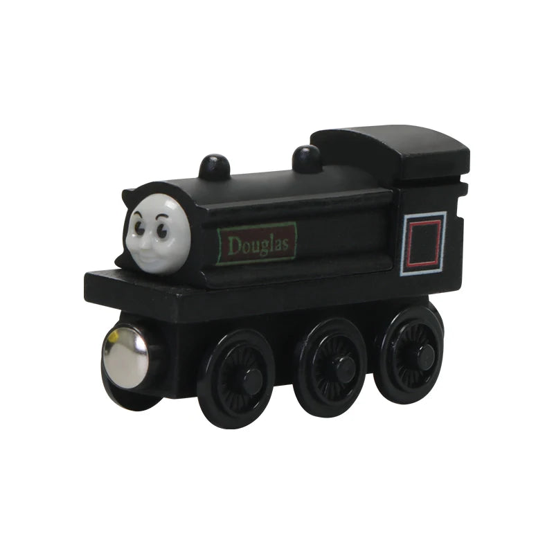 Thomas and Friends Wooden Pocket Toy Train Model Molley Gold Diesel Lady Toby Railway Road Track Educational Toy Gift For Boys