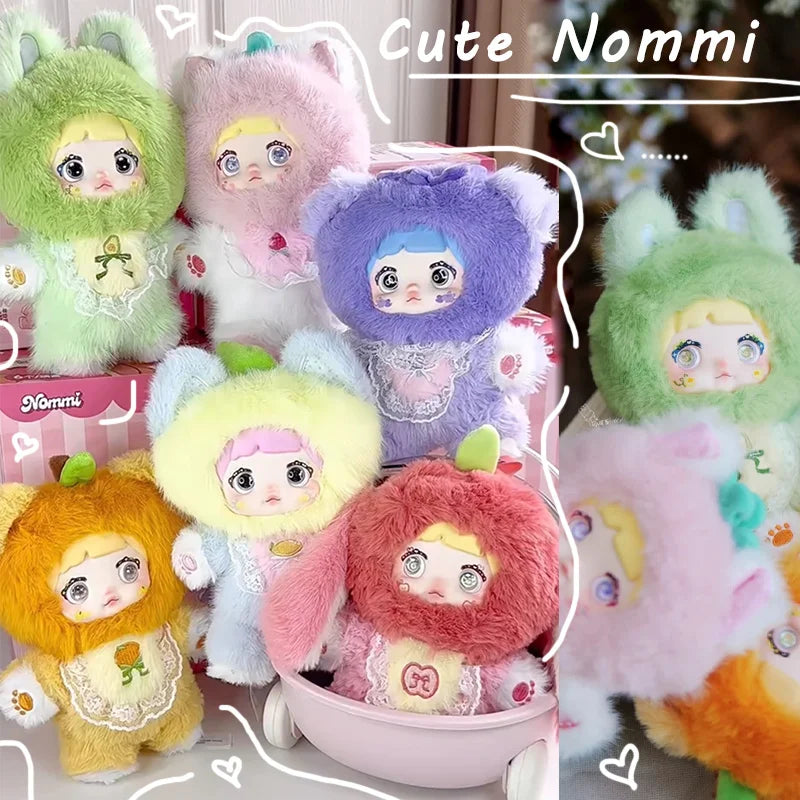 Nommi V3 Indeed Interesting Blind Box Series Plush Toy Creative Design Fruit Style Backpack Pendant Mystery Box Peripheral Gifts