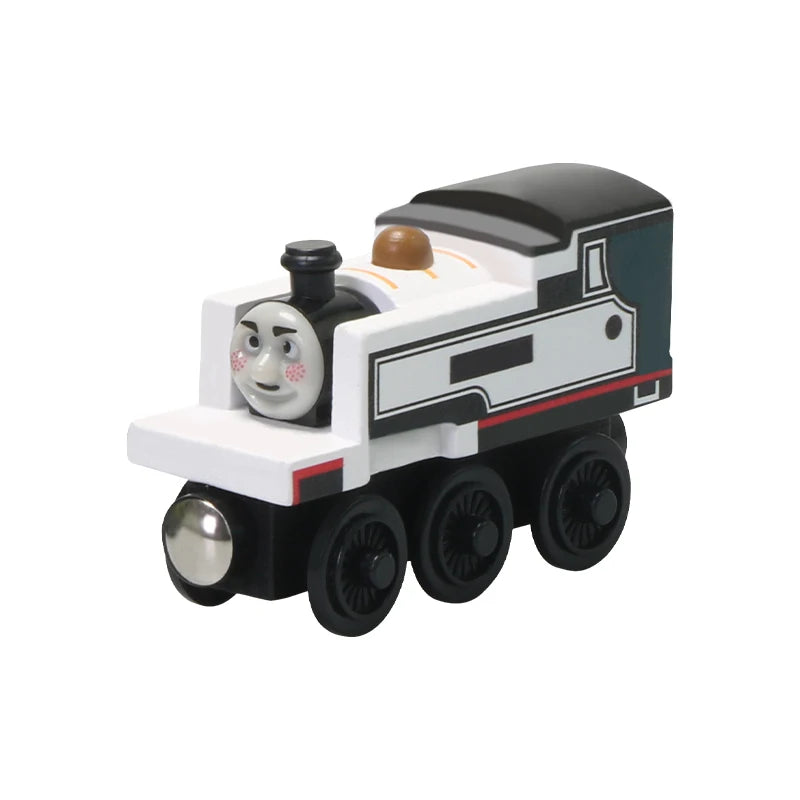 Thomas and Friends Wooden Pocket Toy Train Model Molley Gold Diesel Lady Toby Railway Road Track Educational Toy Gift For Boys