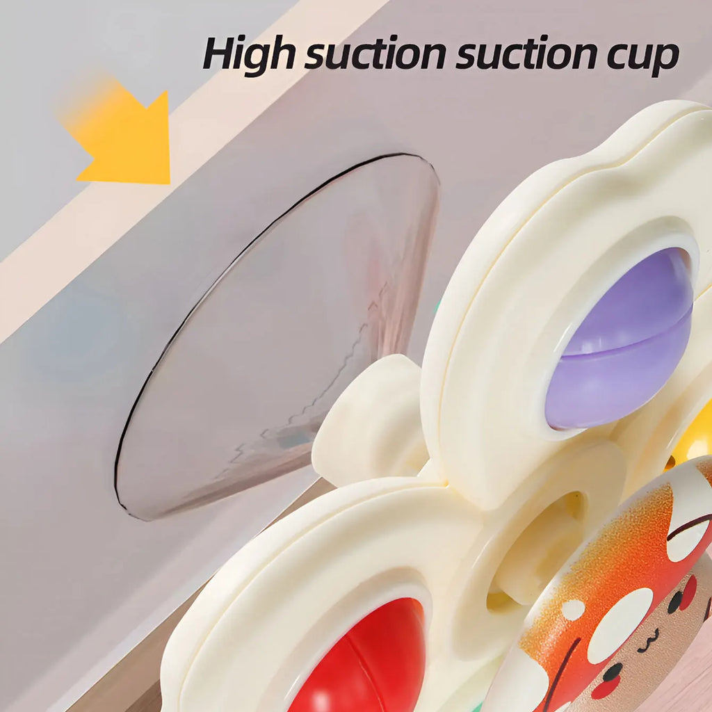 Suction wheel Fun rotating Toy