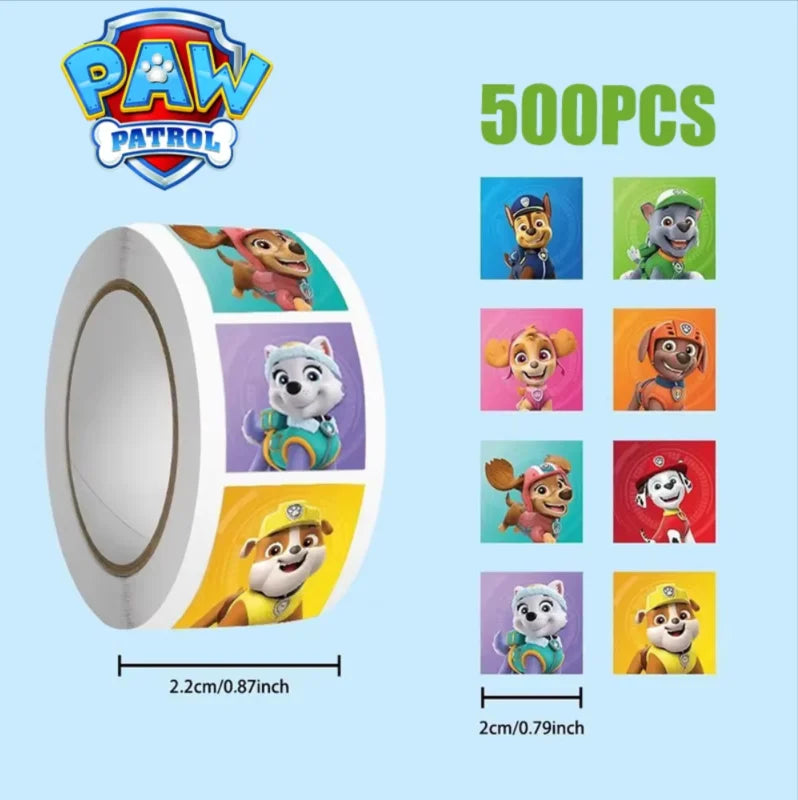 Paw Patrol Children's Cartoon Stickers