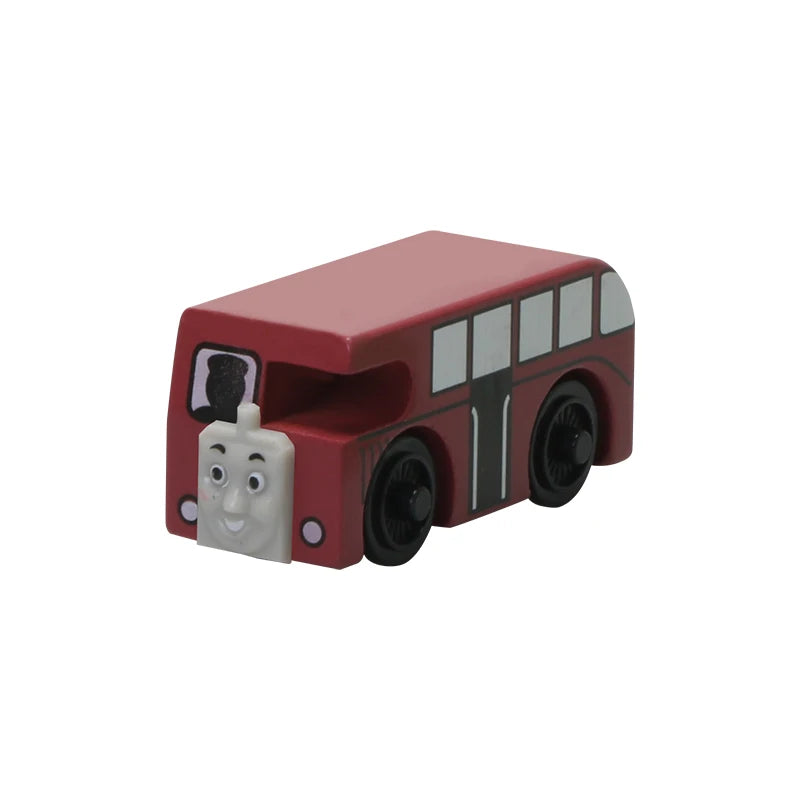 Thomas and Friends Wooden Pocket Toy Train Model Molley Gold Diesel Lady Toby Railway Road Track Educational Toy Gift For Boys