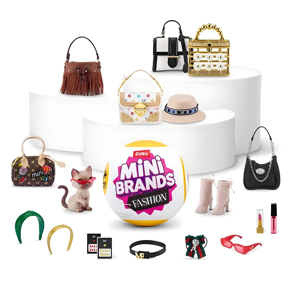 Zuru Mini Brands Surprise Fashion Mini Brands Toy Miniature Toys Mystery Blind Box Original Collectible Bundle Pack Gift Toy
