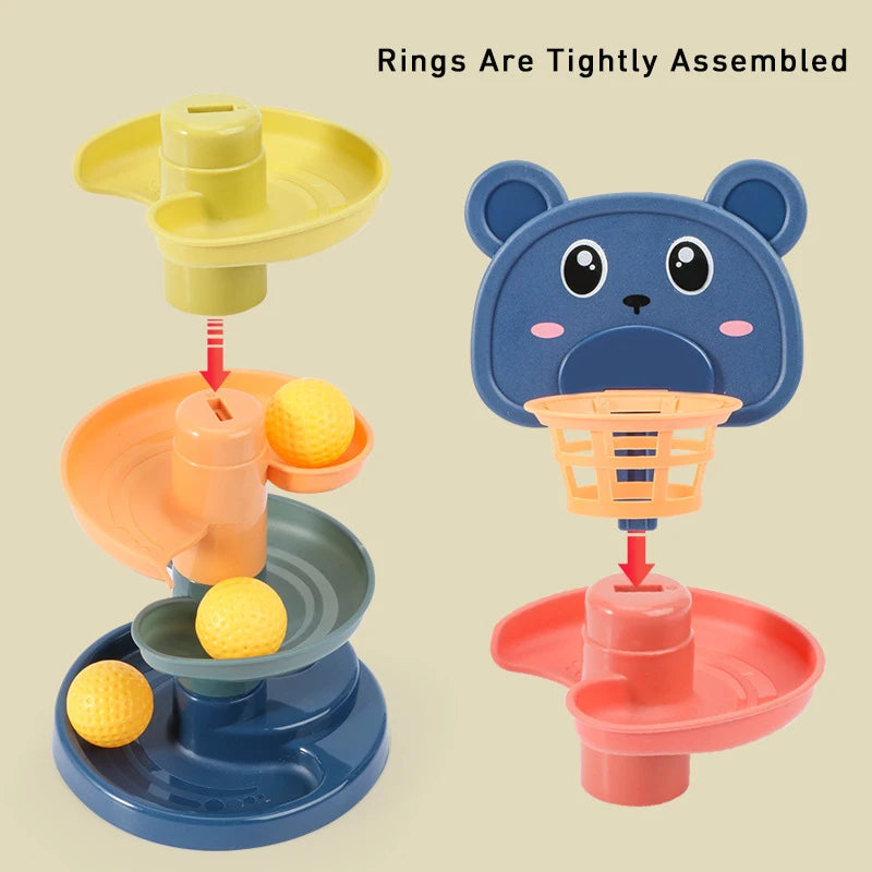 Rolling Ball Push Pop Sliding Ball