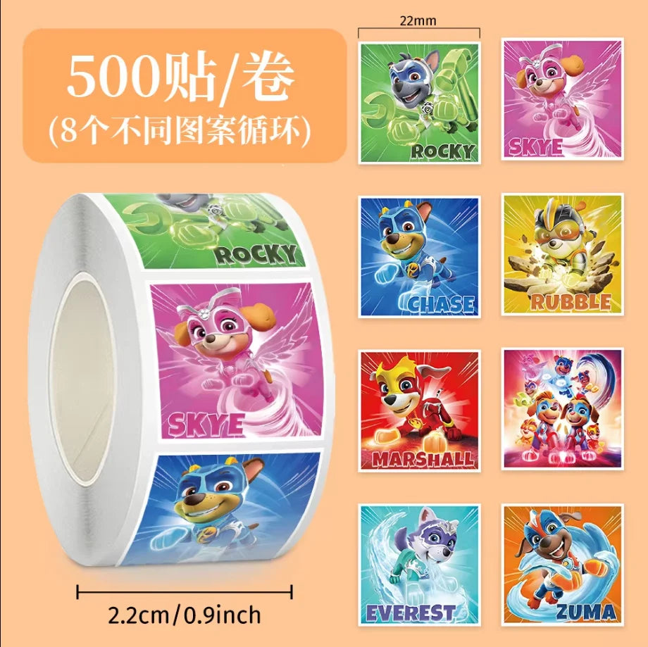 Paw Patrol Children's Cartoon Stickers
