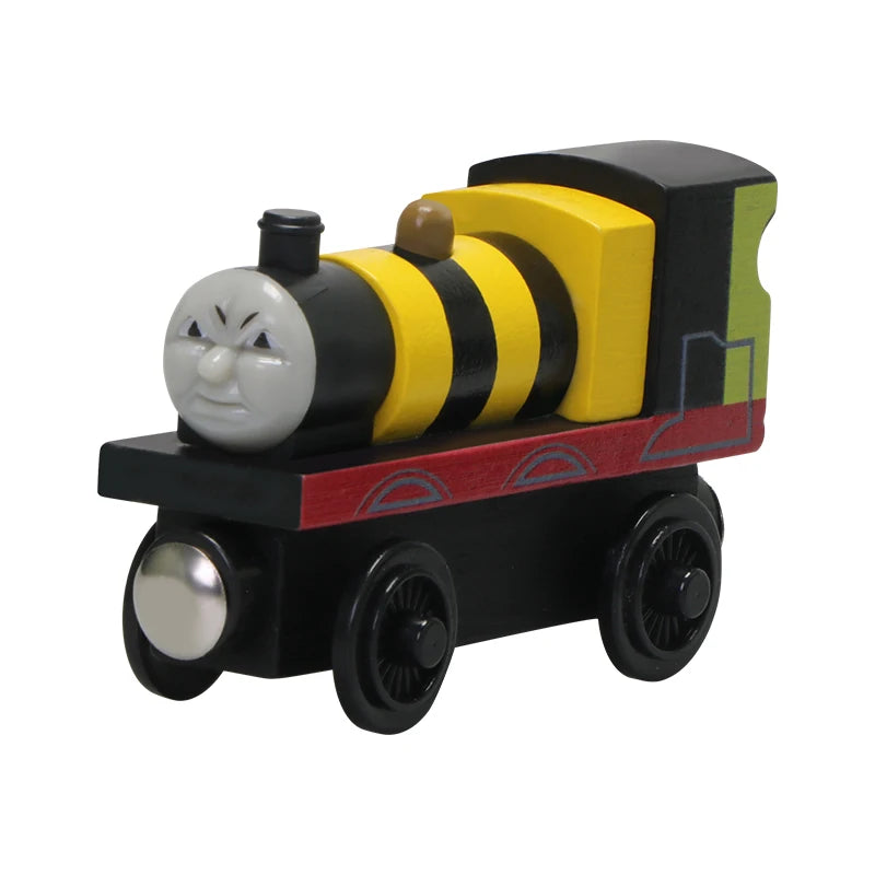 Thomas and Friends Wooden Pocket Toy Train Model Molley Gold Diesel Lady Toby Railway Road Track Educational Toy Gift For Boys