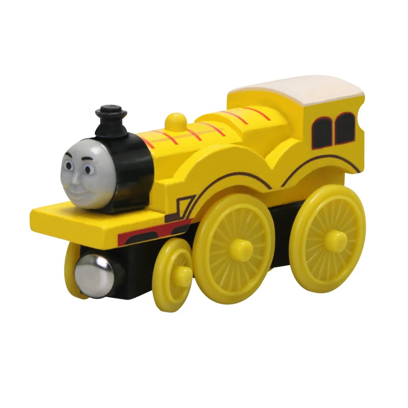 Thomas and Friends Wooden Pocket Toy Train Model Molley Gold Diesel Lady Toby Railway Road Track Educational Toy Gift For Boys