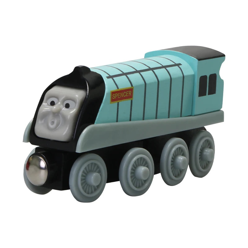 Thomas and Friends Wooden Pocket Toy Train Model Molley Gold Diesel Lady Toby Railway Road Track Educational Toy Gift For Boys