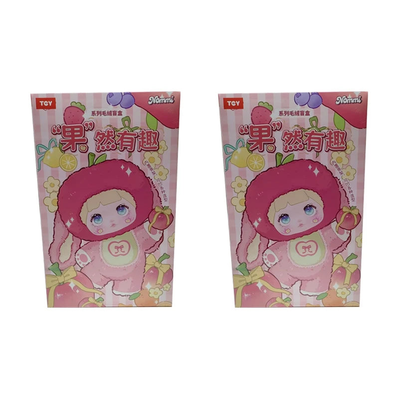 Nommi V3 Indeed Interesting Blind Box Series Plush Toy Creative Design Fruit Style Backpack Pendant Mystery Box Peripheral Gifts