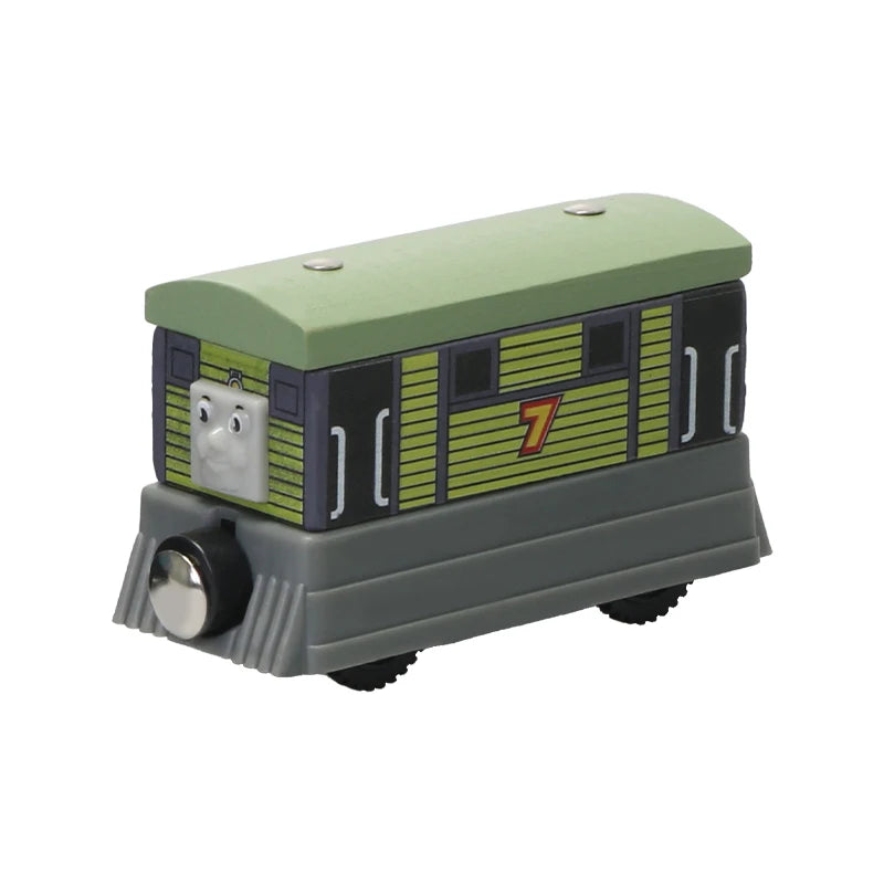 Thomas and Friends Wooden Pocket Toy Train Model Molley Gold Diesel Lady Toby Railway Road Track Educational Toy Gift For Boys