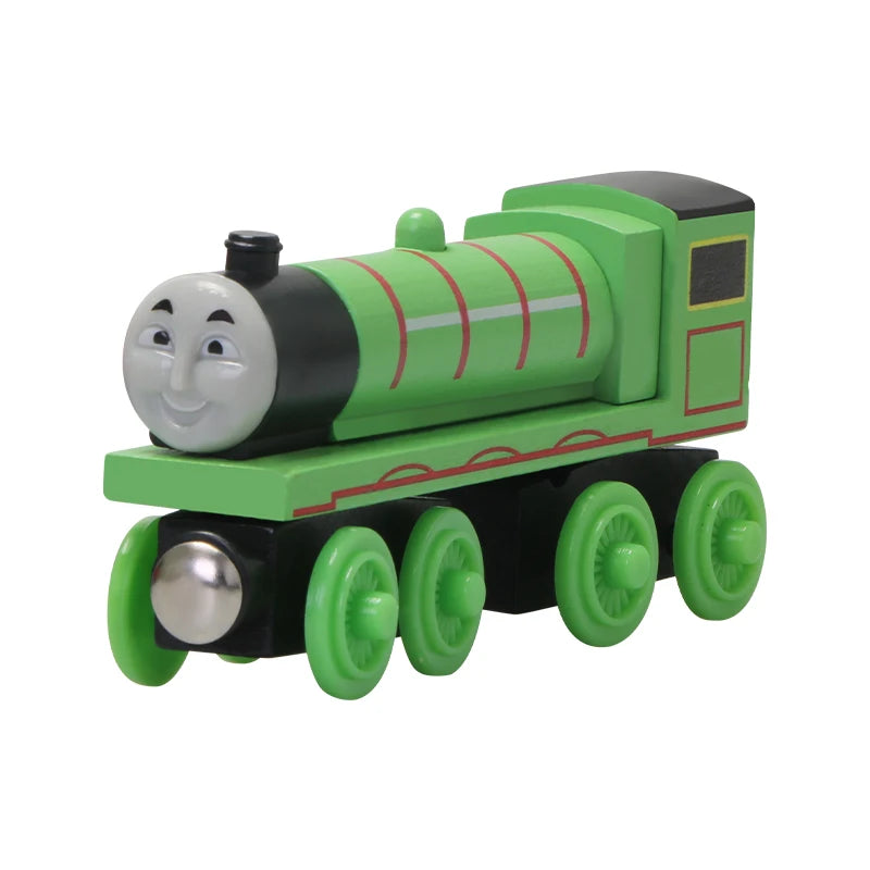 Thomas and Friends Wooden Pocket Toy Train Model Molley Gold Diesel Lady Toby Railway Road Track Educational Toy Gift For Boys
