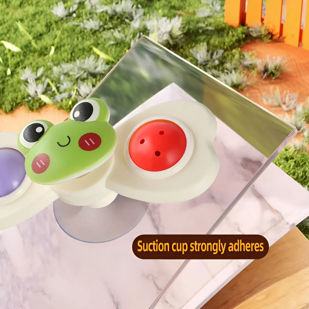 Suction wheel Fun rotating Toy