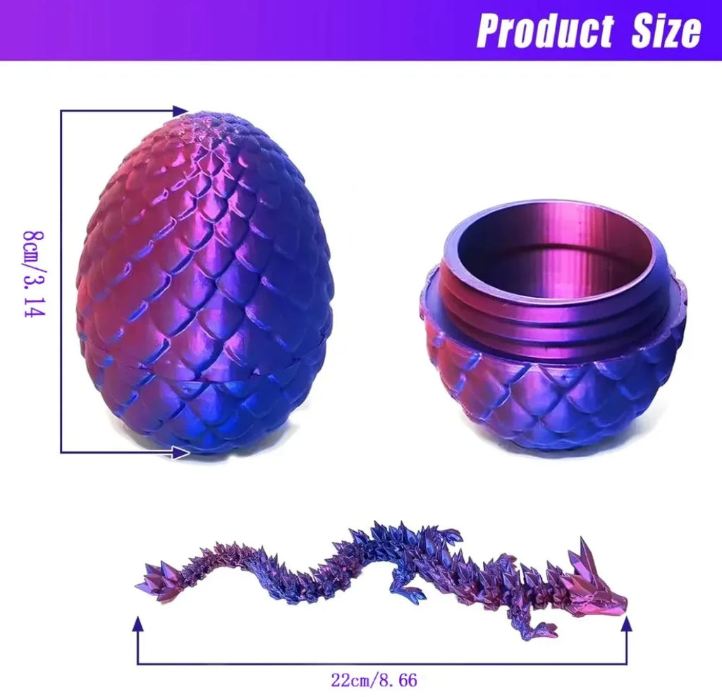 3D Printed Dragon Egg