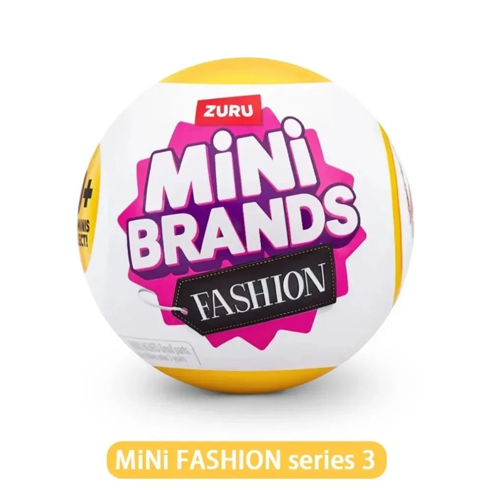 Zuru Mini Brands Surprise Fashion Mini Brands Toy Miniature Toys Mystery Blind Box Original Collectible Bundle Pack Gift Toy