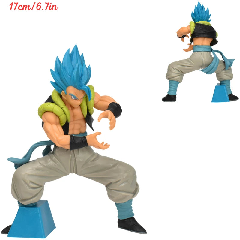 31CM Dragon Ball Z Super Saiyan Blue Gogeta Figure Toys Anime DBZ PVC Figurines Collection Model Desktop Decoraction Gifts Kids