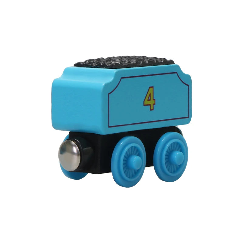 Thomas and Friends Wooden Pocket Toy Train Model Molley Gold Diesel Lady Toby Railway Road Track Educational Toy Gift For Boys