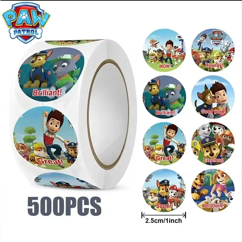 Paw Patrol Children's Cartoon Stickers